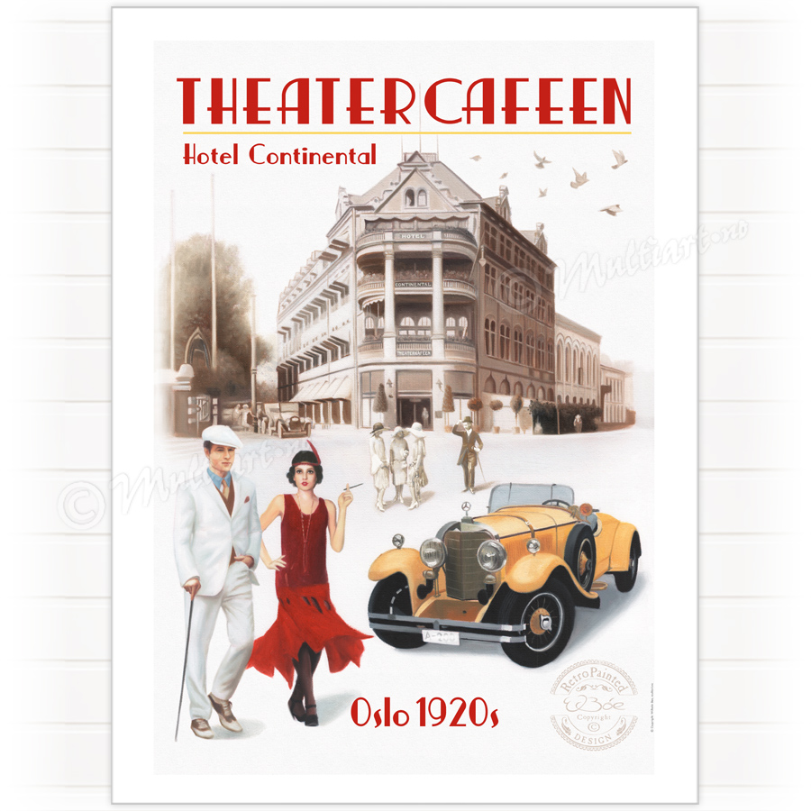 Poster, Theatercafeen in Oslo
