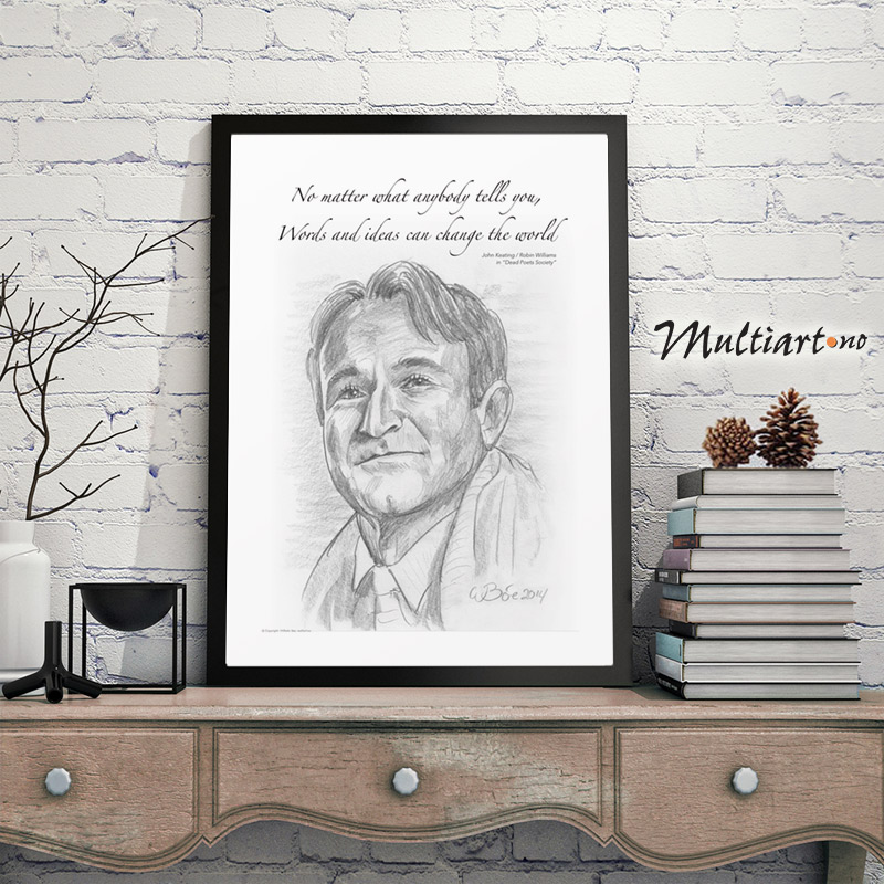 Robin Williams – Dead Poets Society, poster plakat