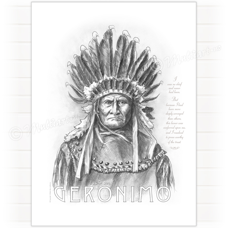 Plakat av Geronimo
